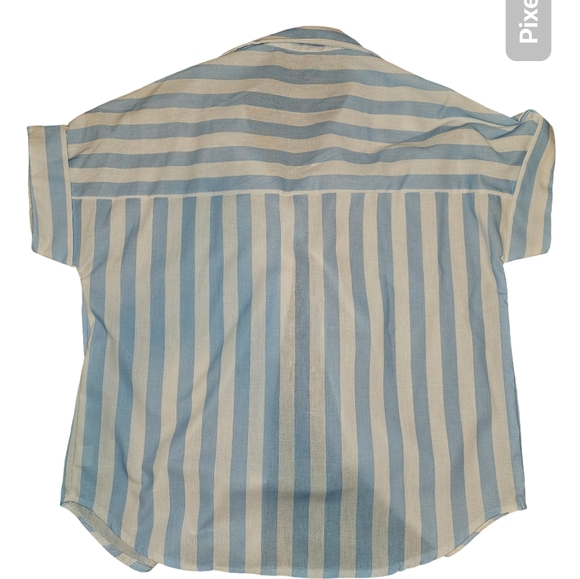 Ladies loose linen button up - Picture 4 of 4